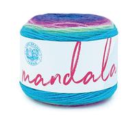 Lion Brand Yarn 525-220 Mandala Yarn, Troll, Acrylic, 1 Pack