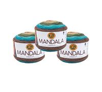 Lion Brand Yarn 525-230-3 Yarn, 3-Pack, Dragon 3 Count