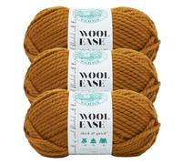 Lion Brand Yarn 640-189A Yarn, 3-Packs, Butterscotch, 3 Pack