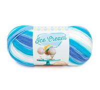 Lion Brand Yarn 923-218 Ice Cream Yarn, Blue Moon