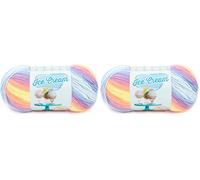 Lion Brand Yarn 923-220 Ice Cream Yarn, Parfait (Pack of 2)