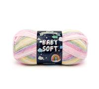 Lion Brand Yarn Baby Soft, DK Weight Acrylic Blend Yarn for Knitting, Crochet, and Crafts, Circus Print, 1 Pack, 13.2 x 25.69 x 13.2 cm