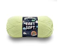 Lion Brand Yarn Baby Soft, DK Weight Acrylic Blend Yarn for Knitting, Crochet, and Crafts, Sweet Pea, 1 Pack