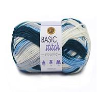 Lion Brand Yarn, Basic Stitch Anti-Pilling Worsted Weight Yarn for Knitting, Crochet, and Crafts, Fairview, 1 Pack, Acrylic Fiber for Cozy Blankets, Easy-Care Jumpers, and Handmade Scarves