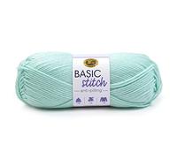 Lion Brand Yarn Basic Stitch Anti-Pilling Yarn for Knitting, Crochet, and Crafts, Frost, 1 Pack