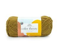 Lion Brand Yarn Color Theory, Soft, Worsted Weight Acrylic Yarn for Knitting, Crochet, and Crafts, Dijon, 1 Pack