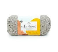 Lion Brand Yarn Color Theory, Soft, Worsted Weight Acrylic Yarn for Knitting, Crochet, and Crafts, Satellite, 1 Pack, Bright Blue