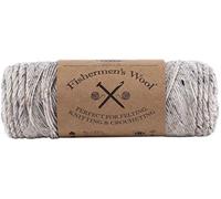 Lion Brand Yarn Company 1-Piece Fishermen's Wool, Birch Tweed, Off-White