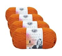 Lion Brand Yarn Company 1-Piece Vanna's Choice Yarn, Rust Rouille 860-135D (Pack of 4)