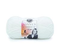 Lion Brand Yarn Company 1-Piece Vanna's Choice Yarn, White,3.5 ounces