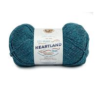 Lion Brand Yarn Company 142 g 100 Percent Acrylic Heartland Yarn Ball, Glacier Bay, 10.89 x 10.89 x 22.95 cm, 136-105