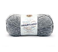 Lion Brand Yarn Company 142 g 100 Percent Acrylic Heartland Yarn Ball, Mount Rainier, 136-150,10.89 x 10.89 x 22.95 cm