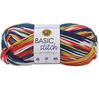 Lion Brand Yarn Company 202-203 Basic Stitch Anti Pilling Yarn, Old Stone, One Skein