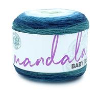 Lion Brand Yarn Company 526-205 Mandala Baby Yarn, Echo Caves, Acrylic, 1 Pack