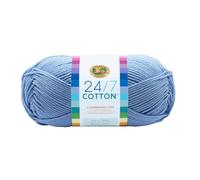 Lion Brand Yarn Company Cotton Yarn, 100 Percent Cotton, Sky