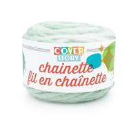 Lion Brand Yarn Cover Story Chainette, Blanket Yarn, Mint, 1 Pack