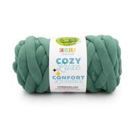 Lion Brand Yarn, Cover Story Cozy Luxe Blanket Yarn for Knitting and Crochet, Hunter Green, 1 Pack