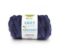 Lion Brand Yarn, Cover Story Cozy Luxe Blanket Yarn for Knitting and Crochet, Navy, 1 Pack