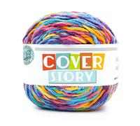 Lion Brand Yarn Cover Story Super Bulky Blanket Yarn for Knitting 1 Cake Remi