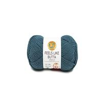 Lion Brand Yarn Feels Like Butta Yarn, Teal