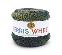 Lion Brand Yarn Ferris Wheel, Roving, Multicolor Yarn for Knitting, Crochet, and Crafts, Imaginary Garden, 1 Pack