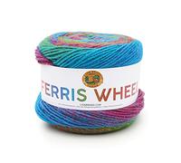 Lion Brand Yarn Ferris Wheel, Roving, Multicolor Yarn for Knitting, Crochet, and Crafts, Sprinkles, 1 Pack