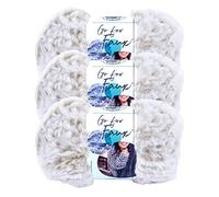 (3 Pack) Lion Brand Yarn Go for Faux Bulky Yarn, Blonde Elk