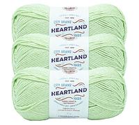 Lion Brand Yarn Heartland Yarn for Crocheting, Knitting, and Weaving, Multicolor Yarn, 3-Pack, Channel Islands