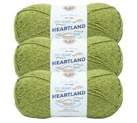 Lion Brand Yarn Heartland Yarn for Crocheting, Knitting, and Weaving, Multicolor Yarn, 3-Pack, Haleakala