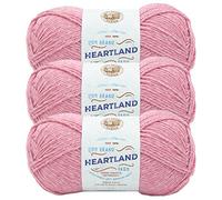 Lion Brand Yarn Heartland Yarn for Crocheting, Knitting, and Weaving, Multicolor Yarn, 3-Pack, Lassen Volcanic
