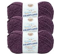 Lion Brand Yarn Heartland Yarn for Crocheting, Knitting, and Weaving, Multicolor Yarn, 3-Pack, New River Gorge