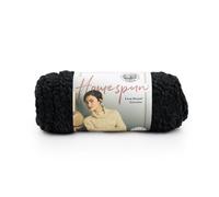 Lion Brand Yarn Homespun, Soft Bulky Yarn for Knitting, Crochet, and Crafts, Black, 1 Pack