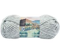 Lion Brand Yarn Hometown Yarn, Super-Bulky Yarn for Knitting, Crocheting, and Crafting, 1 Pack, Fayetteville Frost