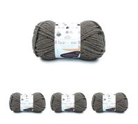 Lion Brand Yarn Hue+Me, Soft, Bulky Wool Blend Yarn for Knitting, Crochet, and Crafts, Terra, 4 Pack