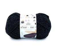 Lion Brand Yarn Hue+Me, Soft, Bulky Wool Blend Yarn for Knitting, Crochet, and Crafts, Werewolf, 1 Pack