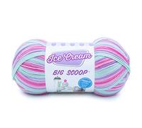 Lion Brand Yarn 922-240 Ice Cream Big Scoop Yarn, Unicorn