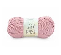 Lion Brand Yarn Lazy Days, Beginner Yarn for Knitting, Crochet, and Crafts, Cameo, 1 Pack