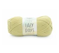 Lion Brand Yarn Lazy Days, Beginner Yarn for Knitting, Crochet, and Crafts, Lichen, 1 Pack