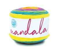 Lion Brand Yarn, Mandala DK Lightweight Yarn for Knitting, Crochet, and Crafts, Gnome, 1 Pack, Self-Striping Acrylic Fiber for Baby Blankets, Multicolor Shawls and Variegated Cardigans