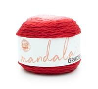 Lion Brand Yarn Mandala Gradient, Multicolor Yarn for Knitting, Crochet and Crafting, Red, 1 Pack