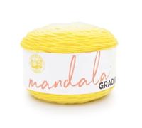 Lion Brand Yarn Mandala Gradient, Multicolor Yarn for Knitting, Crochet and Crafting, Yellow, 1 Pack