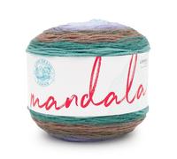Lion Brand Yarn Mandala, Multicolor Yarn for Knitting, Crochet and Crafting, Bowser, 1 Pack