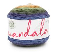 Lion Brand Yarn Mandala, Multicolor Yarn for Knitting, Crochet and Crafting, Loch Ness, 1 Pack