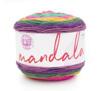 Lion Brand Yarn Mandala, Multicolor Yarn for Knitting, Crochet and Crafting, Mantis, 1 Pack