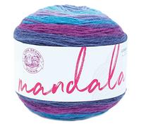 Lion Brand Yarn Mandala Multicolor Yarn for Knitting, Crochet, and Crafts, Hades, 1 Pack