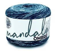 Lion Brand Yarn Mandala Ombre Multicolor Yarn for Knitting, Crochet, and Crafts, Harmony, 1 Pack