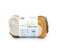 Lion Brand Yarn Mandala String Yarn, Country | Thin Variegated Crochet & Knit Fiber for Delicate Shawls, Lacy Summer Tops, Bandanas, Light Weight Cardigans