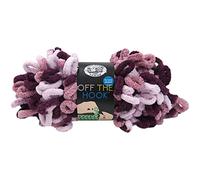 Lion Brand Yarn Off The Hook Beginner Loop Yarn for Knit and Crochet, Grape Soda, 1 Pack