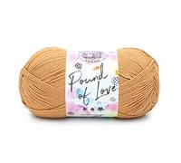 Lion Brand Yarn Pound of Love, Value Yarn, Large Yarn for Knitting and Crocheting, Craft Yarn, Pumpkin Pie