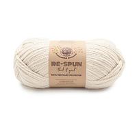 Lion Brand Yarn Re-Spun Thick & Quick Yarn, Whipped Cream